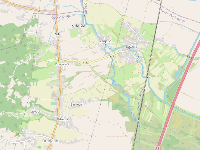 before and after animation of OpenStreetMap depicting land cover addition mainly farmland, meadow, heath, scrubs, wood, and many other land covers