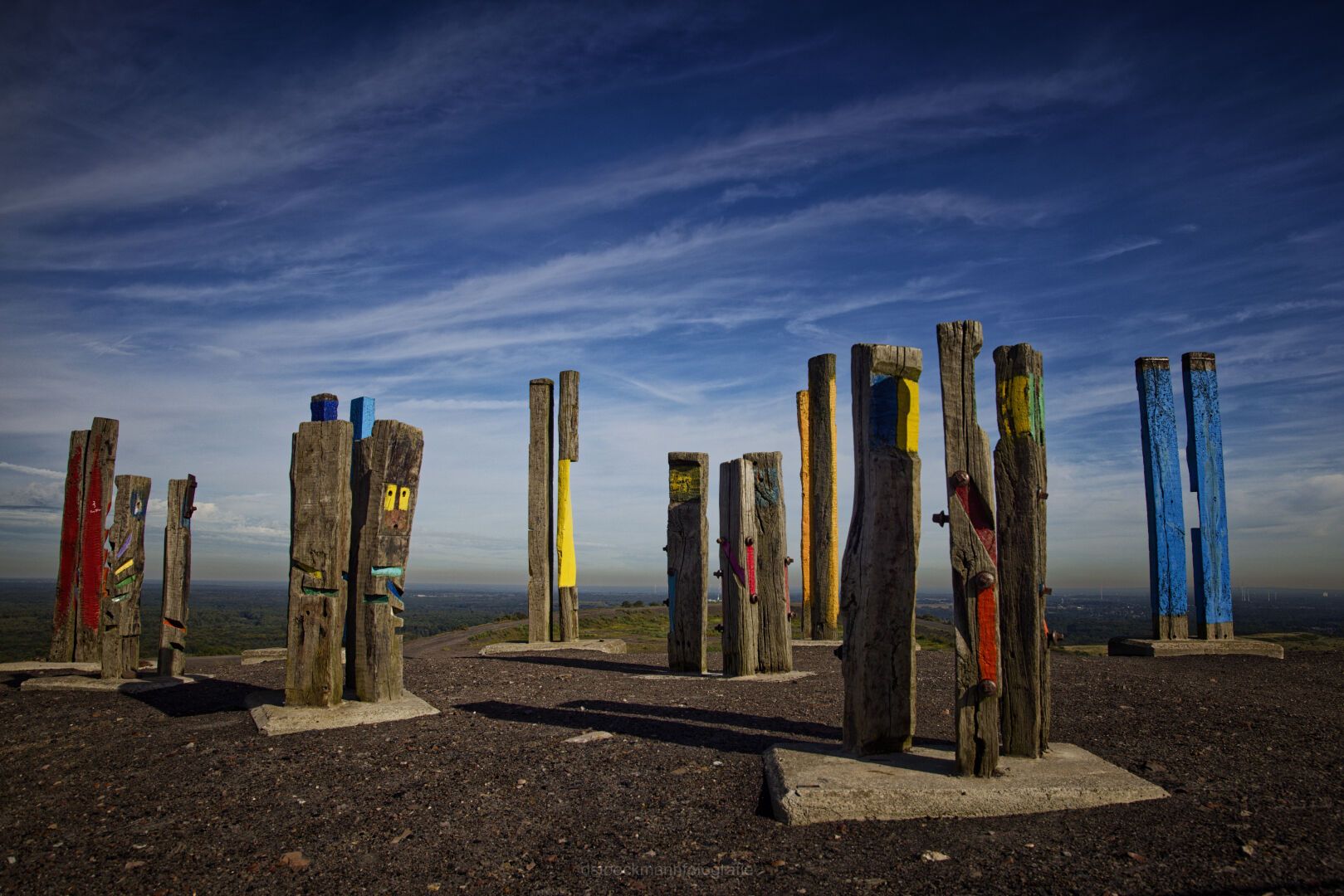 Totems auf der Halde Haniel