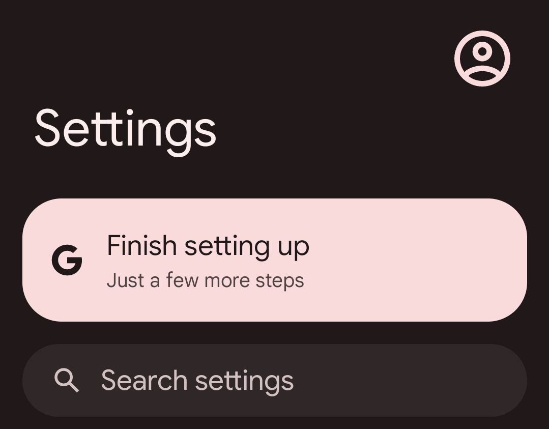 Screenshot 0 - finish setting up