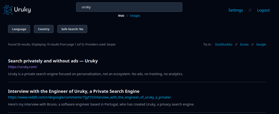 screenshot UI