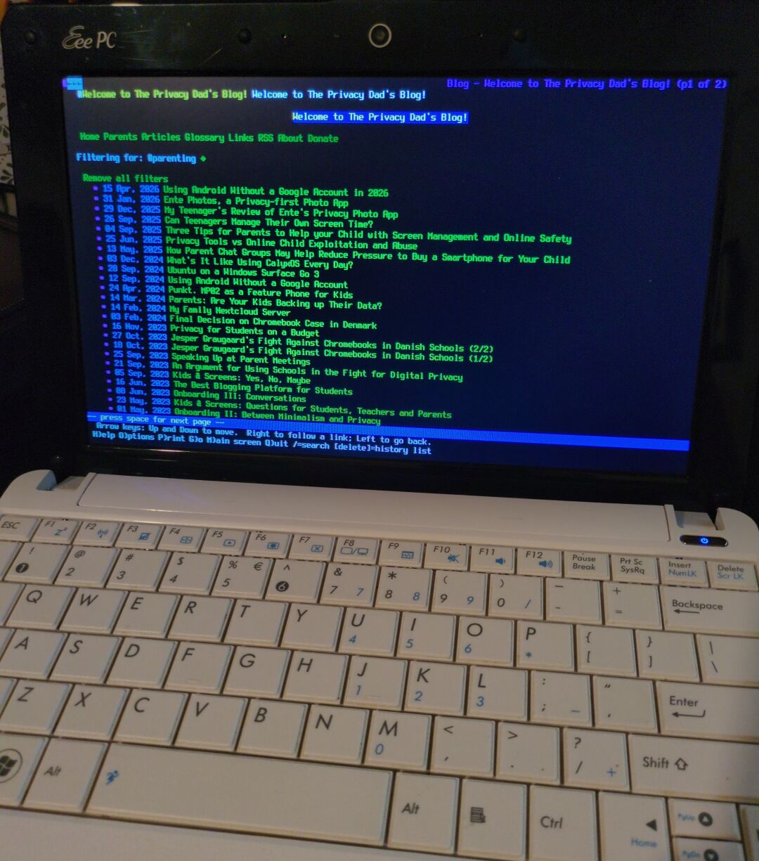 The Privacy Dad on Lynx