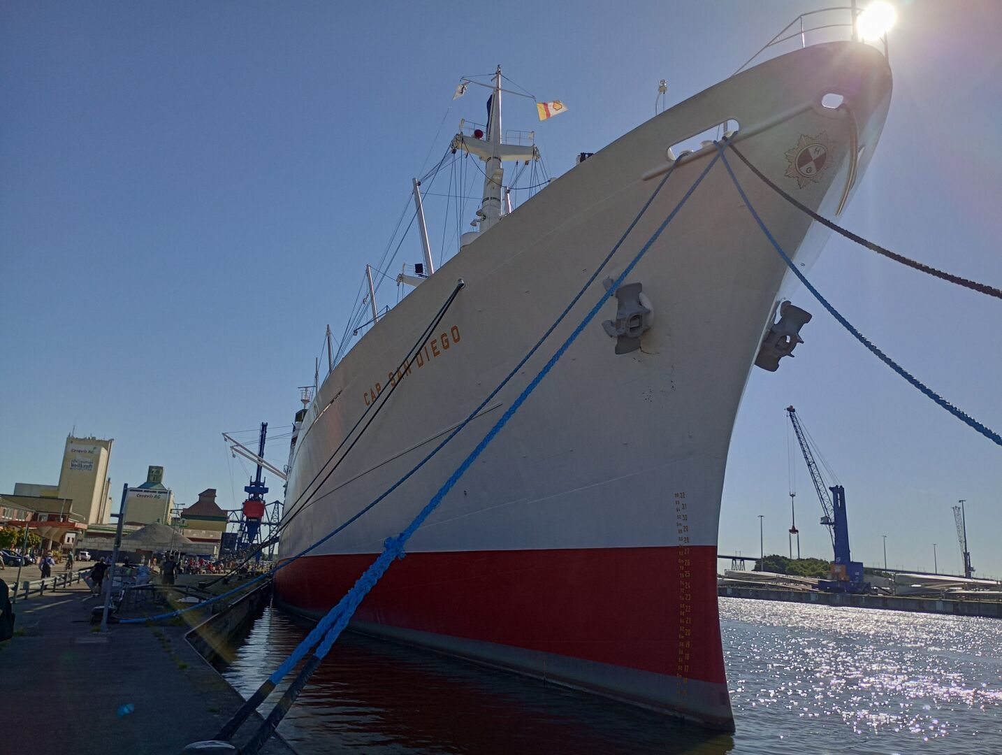 The #vessel #CapSanDiego at #Rendsburg #Port #KielCanal #NOK