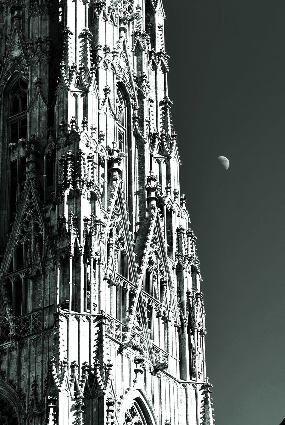 Spaceship? 

(No, Vienna cathedral 😀)

#austria #vienna #viennacathedral #architecture #gothic #moon #blackandwhitephotography #photography #smartphonephotography