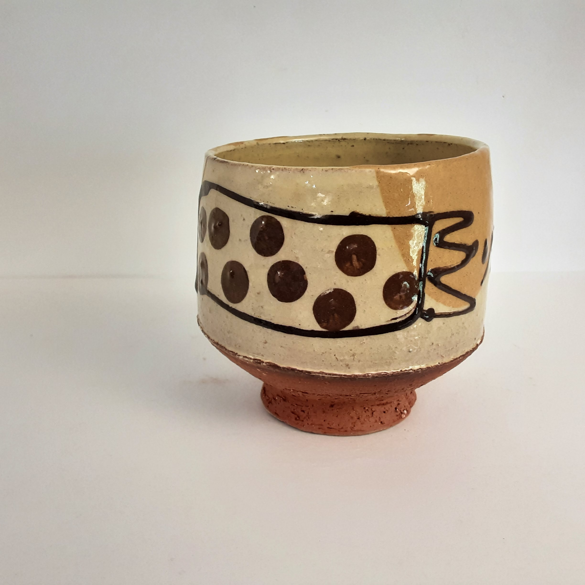 Bowl, Niek Hoogland, Leach pottery, St. Ives, Cornwall, UK.