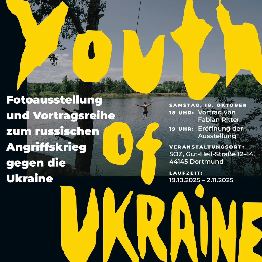 Werbegrafik für die Photoausstellung "Youth of Ukraine"